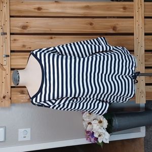 Anne Klein Striped Blouse 1X